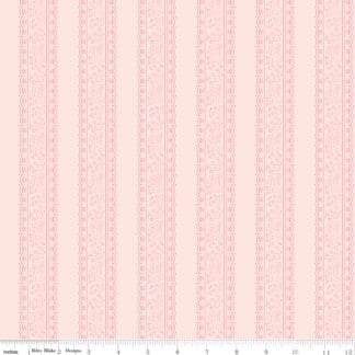 Sweet Pink - Floral Stripes - Blush