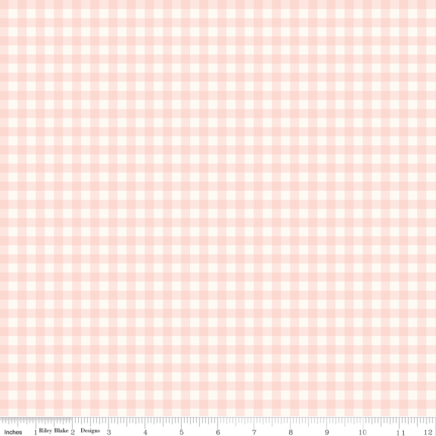 Sweet Pink - Gingham - Cream