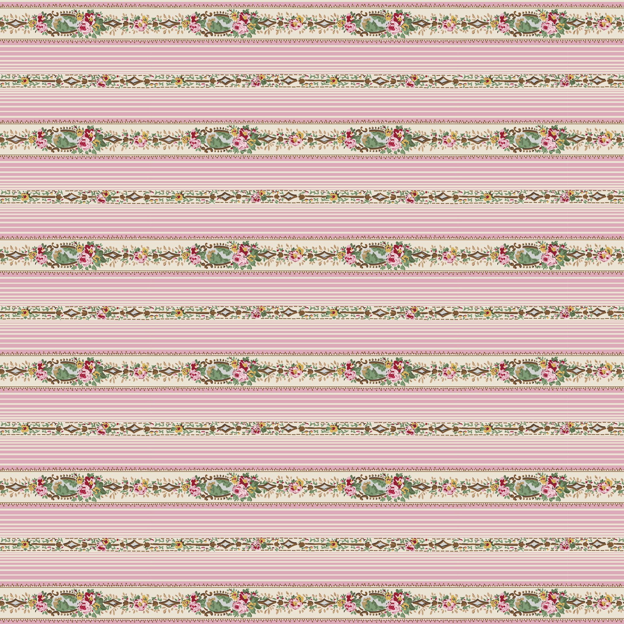 Heritage Garden - Petal Cascade - Pink