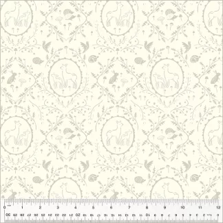 Dainty Damask - Ivory