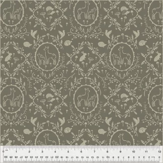 Dainty Damask - Mushroom