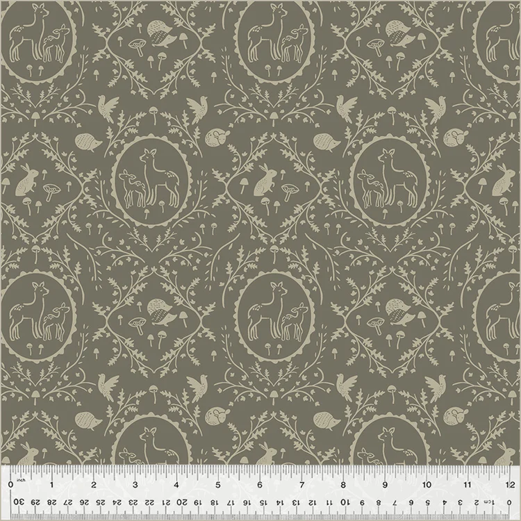 Dainty Damask - Mushroom