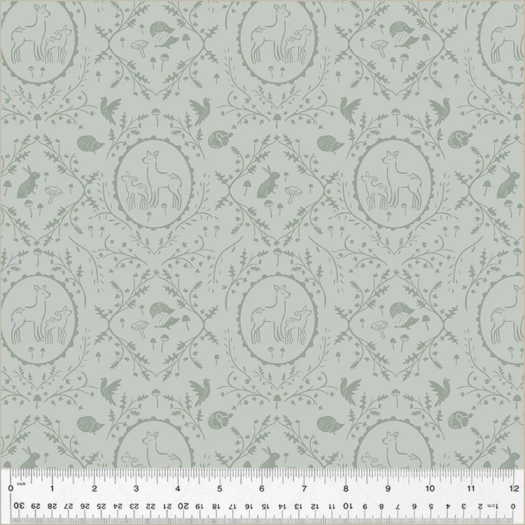 Dainty Damask - Sage