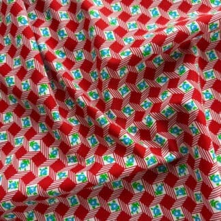 Momnson - February 2026 - Geo Floral - Red