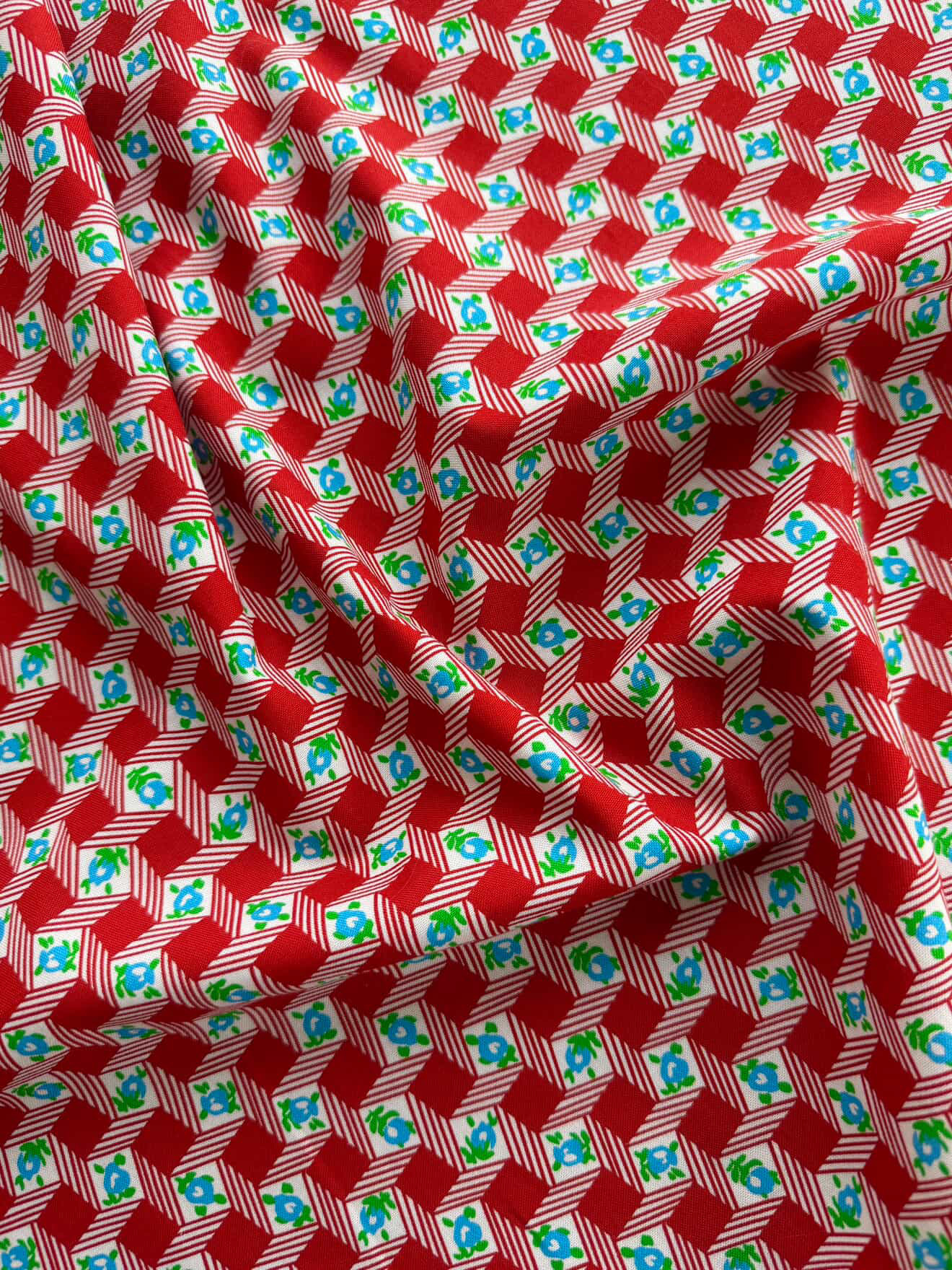 Momnson - February 2026 - Geo Floral - Red