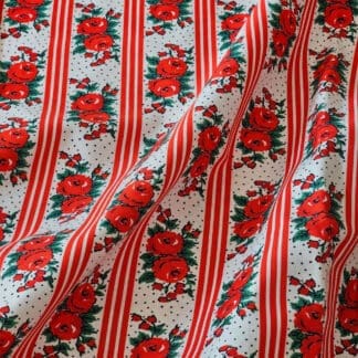 Momnson - November 2025 - Floral Stripe - Red
