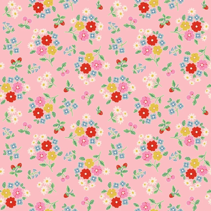 Bluebells & Buttercups - Main - Pink