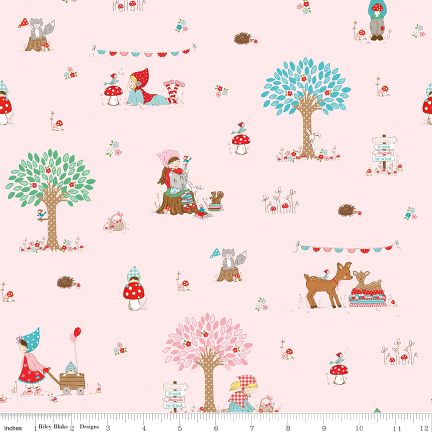 Whimsical Woodland - Main - Pink