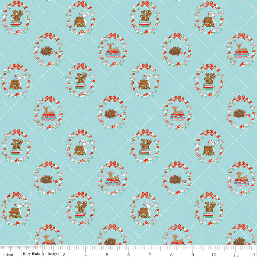Whimsical Woodland - Animals - Aqua