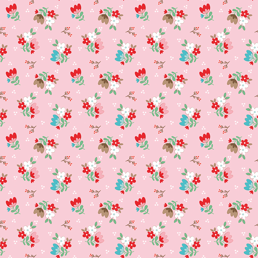 Whimsical Woodland - Floral - Pink