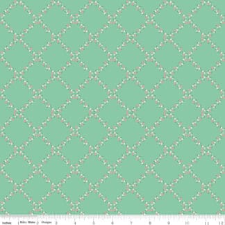 Whimsical Woodland - Lattice - Green