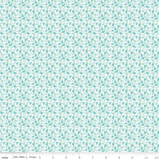 Whimsical Woodland - Mini Florals - Aqua