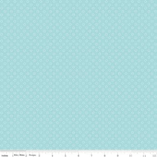 Whimsical Woodland - Circle Dots - Aqua