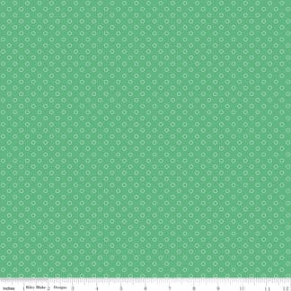 Whimsical Woodland - Circle Dots - Green