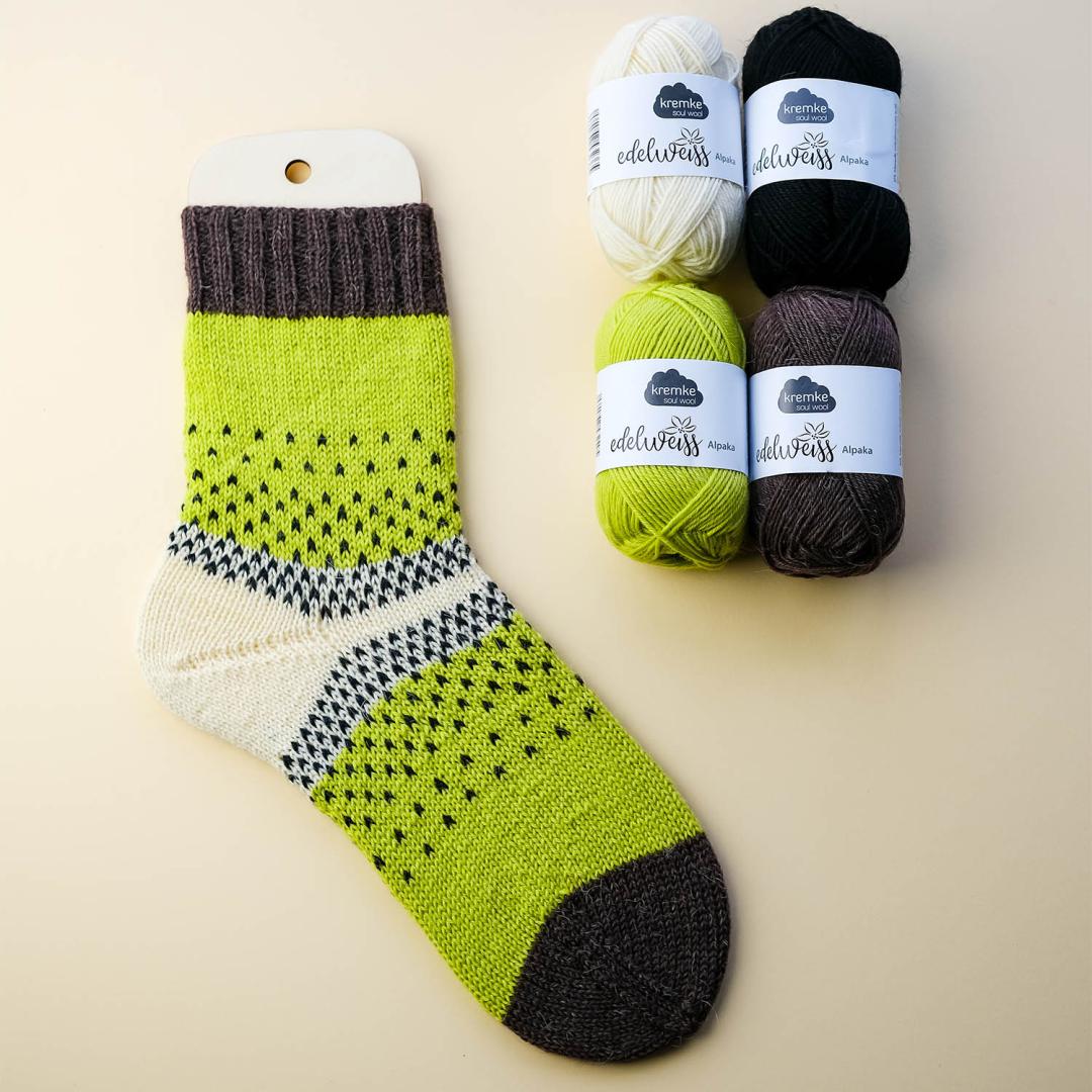 Edelweiss Alpaca - Bottle Green - Image 3
