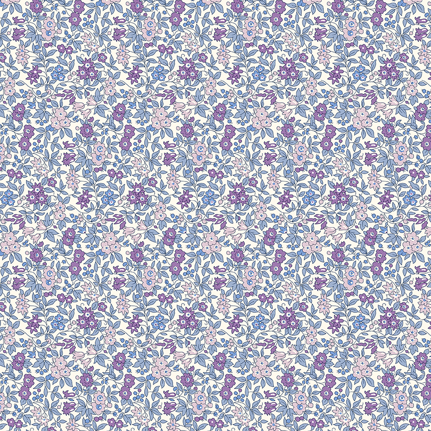 Liberty Cotton - Everlasting - Forget Me Not Blossom A