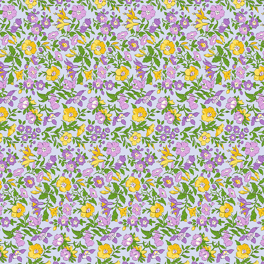 Liberty Cotton - Everlasting - Mamie Flower A