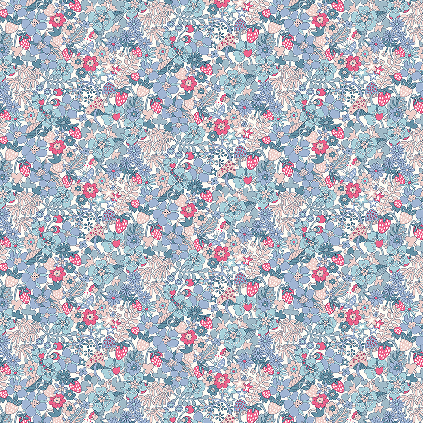 Liberty Cotton - Everlasting - Flowertop Forest A