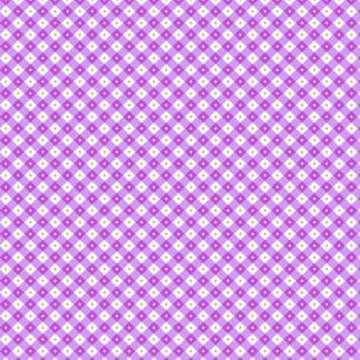 Beloved Blossoms - Checker Dot - Lilac